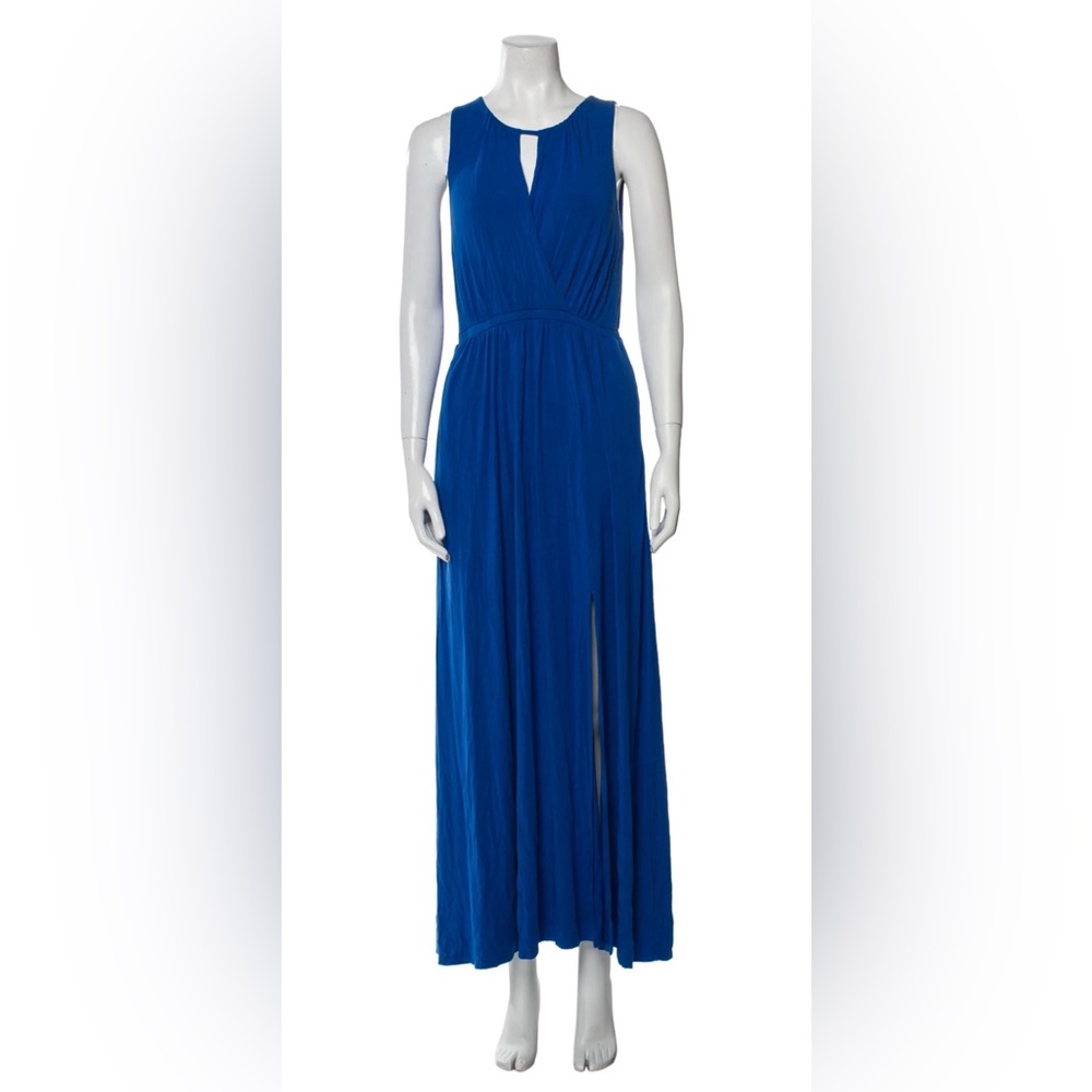 Neiman Marcus Cobalt Blue Modal Maxi Dress medium